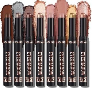 8 pieces eyeshadow sticks and highlighters set similar to Bobbie Br…